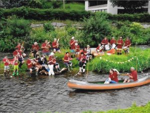 Water Challenge am Kremsfluss in Senftenberg – Aufnahme vom 20. Oktober 2014.